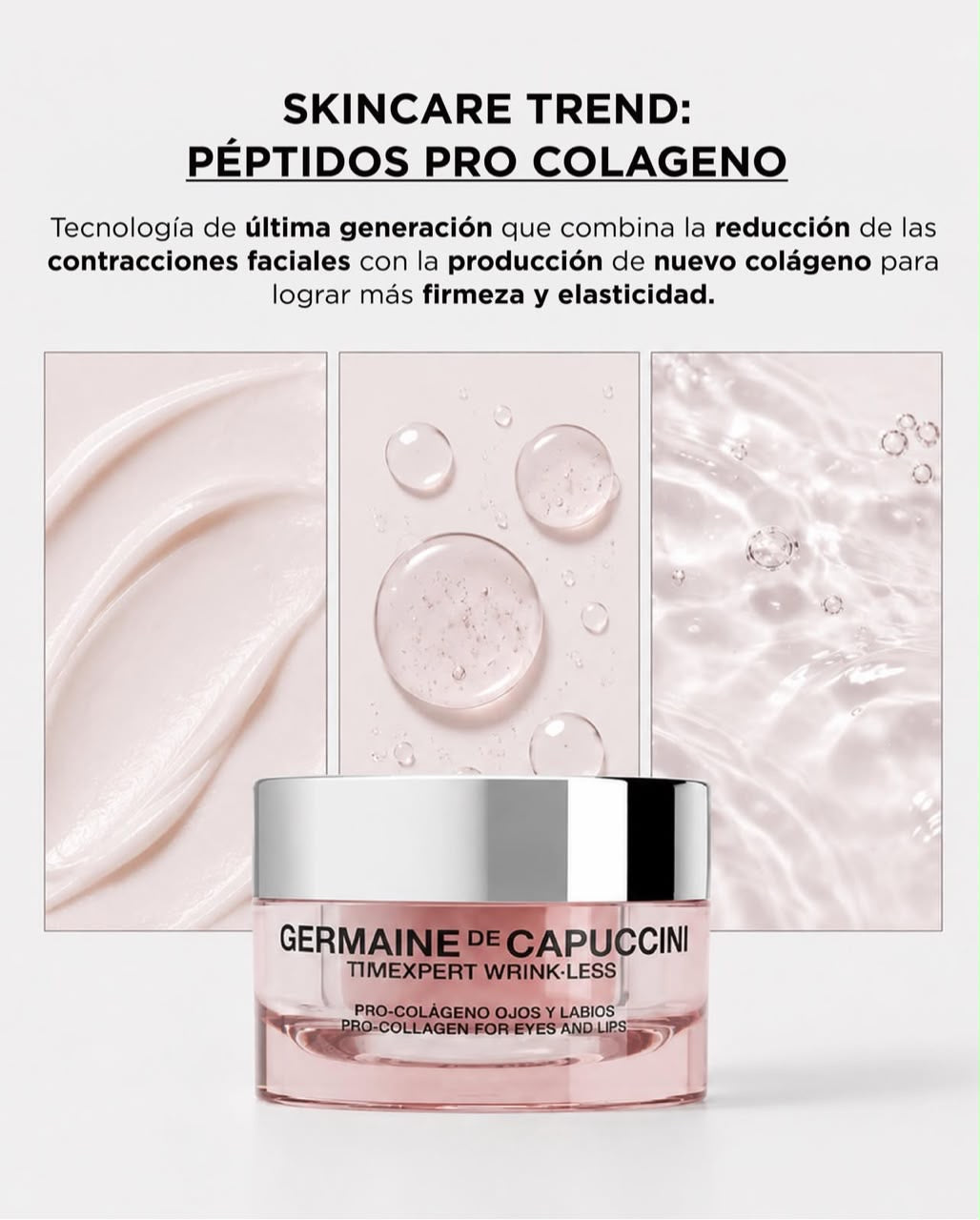 SKINCARE TREND:
PÉPTIDOS PRO COLAGENO